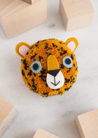 Amur Leopard Pom Pom | Handmade Charlotte