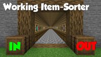 Minecraft: How to make a working Item-Sorter! (easy) - YouTube