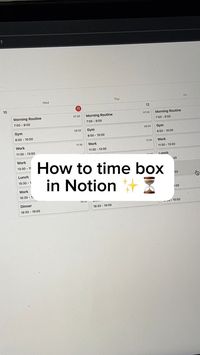 In this quick Notion Tutorial, I'll show you how easy it is to time box in Notion! If you have any questions, feel free to comment them down below, or send me a dm 🤍