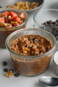 Brownie Batter Chocolate Overnight Oats