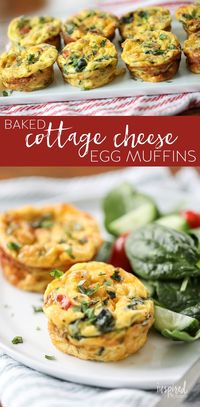 Say goodbye to boring breakfasts with our easy and delicious Baked Cottage Cheese Egg Muffins. Loaded with protein, veggies, and cheesy goodness, they're the perfect way to start your day or refuel at lunch. Meal prep friendly and customizable to suit any taste, they're a surefire hit for the whole family.