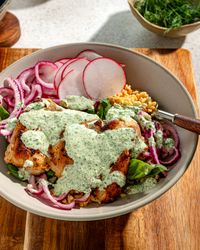 Green Goddess Chicken Thighs - Shred Happens