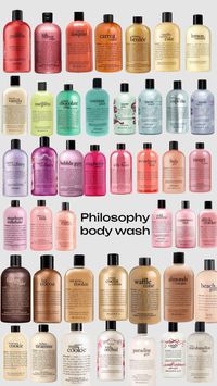 I couldn’t fit them all there are so many #philosophybodywash #beauty #philosophy