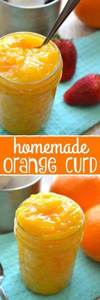 Homemade Orange Curd