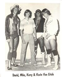 David, Mike, Kerry and David Von Erich