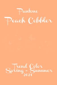 Pantone Peach Cobbler