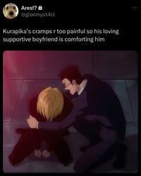 Leorio Kurapika trans kurapika ftm meme boys kissing boys in love . .