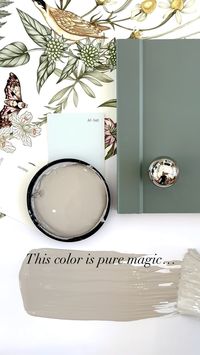 Heidi Smith | Paint & DIY Design | Isn’t the name of this color awesome! First, SAVE 💾 this one for later. Smoke and Mirrors from Benjamin Moore. The name says it all!… | Instagram