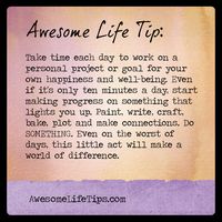 Awesome Life Tip: A Little Act That Makes a World of Difference >> www.awesomelifetips.com