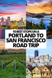 Planning to drive from Portland to San Francisco? Make an adventure of it and check out these ten amazing stops to make along the way!