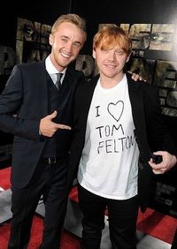 Draco Malfoy + Ron Weaslеу