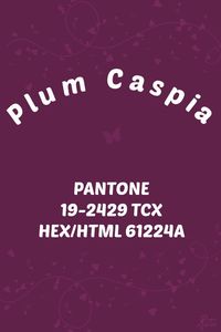 Pantone Plum Caspia