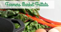 This hearty Farmers Market Frittata is brimming with locally raised pork sausage, bell pepper, & fresh rainbow chard.