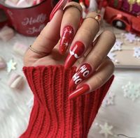 60 Creative Christmas Nail Design Ideas 2023 52 60 Creative Christmas Nail Design Ideas 2023