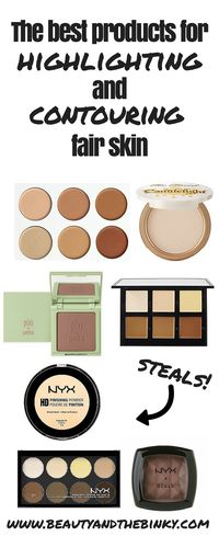 The Best Contouring Makeup for Fair Skin | Beauty and the Binky blog | makeup, beauty, highlight and contour, hc, fair skin, makeup tricks, splurge vs steal, @nyxcosmetics, @abhcosmetics, @toofaced, @itcosmetics, @pixibeauty, @makeupforeverww, @urbandecay