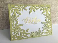 I'm in Haven: Leafy Frame with Distress Oxide Inks