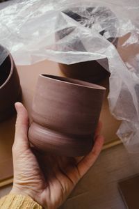 New latte cups. Playing with different shapes. Tags: pottery, ceramics, clay, stoneware, handmade, cup, mug, ceramic cup, latte mug, coffee, slow made, slow living.