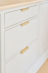 Unlacquered Brass "Patina" Edge Drawer Pulls | Brass Cabinet and Furniture Hardware.    IMPORTANT: Please always order a single item as a sample before placing a larger order. PLEASE REVIEW OUR RETURN POLICY BELOW BEFORE PLACING AN ORDER. 1-3/16" DRAWER PULL * Center to Center Hole Distance: 1-3/16" (30mm) * Overall Length: 1-3/4" * Projection: 1-9/16" 3-3/4" DRAWER PULL * Center to Center Hole Distance: 3-3/4" (96mm) * Overall Length: 4-3/4" * Projection: 1-9/16" SHIPPING * We ship internationa