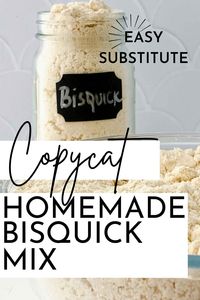 This homemade bisquick mix recipe is a copycat of the store bought boxed Bisquick. Great substitute for when you run out.