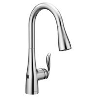 MOEN Arbor Touchless Single-Handle Pull-Down Sprayer Kitchen Faucet with MotionSense Wave in Chrome