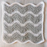 Free Crochet Lovey Pattern Baby Blanket - EasyCrochet.com