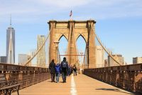 Want to walk across the Brooklyn Bridge? Here's the skinny on the best trains to take the bridge and easiest routes to travel across the bridge.