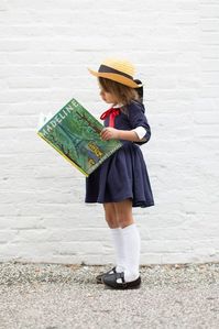 feather + light photography | halloween | story book costumes | madeline