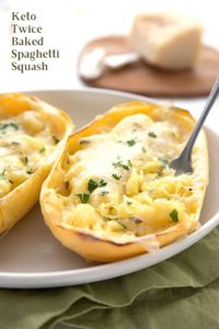 Twice Baked Spaghetti Squash