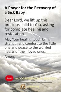 ✝️More prayers for baby's healing at godsbless.ing✝️    When you are seeking prayers specifically for the healing of babies, these 15 sacred prayers are perfect for you.