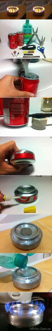 My DIY Projects: How To Make a Mini Can Torch