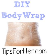 DIY Body Wrap - Tone, tighten, and firm in 45 minutes. Works amazing for cellulite control and spot treatments.