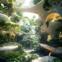 #agroforestry #solarpunk #ecovillage #urbanfarm #urbanpermaculture #sustainable #sustainability #foodsecurity #regenerateagriculture #environmentalism #futurism #environmentalart #environmental #landscape #architecture #cityscape #scifi #sciencefiction