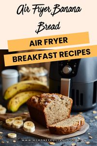 🍌✨ Indulge in the comforting taste of Air Fryer Banana Bread! 🍞💛 This moist and flavorful loaf is packed with ripe bananas and a hint of cinnamon. Perfect for a cozy breakfast or a sweet snack! 🌞🍯  #AirFryer #BananaBread #HealthyBreakfast #EasyRecipes #Yummy #MorningMeals #Delicious #QuickBreakfast #Foodie #Baking #SweetTreats #StartYourDayRight #AirFryerBreakfastRecipes #AirFryerBananaBread