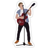 "Guitar Niall" Stickers by Deelara | Redbubble