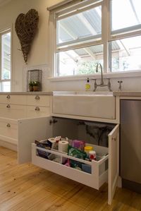 Large and open traditional style kitchen in 2-tone colours, with walk in pantry, two sinks and a pressed metal splashback. http://www.thekitchendesigncentre.com.au @thekitchen_designcentre