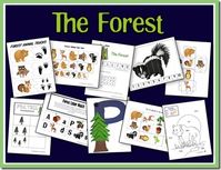 free forest printables. For this one I liked the animal track 2 page worksheet