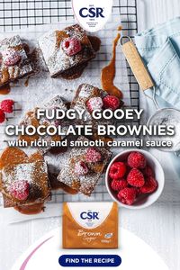 There’s magic in the making with CSR sugar, for we are all kitchen creators, bakers of yum. You'll love this recipe for irresistible chocolate brownies drizzled in caramel sauce.