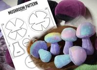 Mushroom Plush Pattern PDF - Etsy