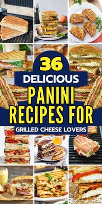 These panini recipes are perfect for a quick and delicious lunch. Try them today!