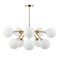 CO-Z 10-Light Gold Modern/Contemporary Led Chandelier in the Chandeliers department at Lowes.com