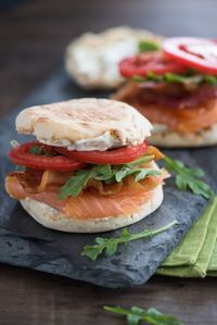 Smoked Salmon BLT with Lemon-Herb Mayonnaise