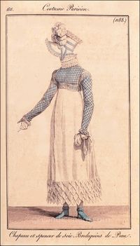 French Walking Dress, November 1811 - CandiceHern.com