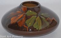 Cambridge Pottery Squat Vase (Artist Signed MN) from Just Art Pottery