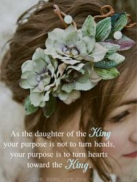 As daughters of the King.....