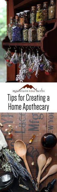 Creating Your Home Herbal Apothecary