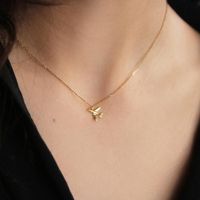 Hey, I found this really awesome Etsy listing at https://www.etsy.com/listing/761955813/tiny-airplane-necklace-minimalist