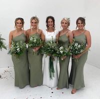 One Shoulder Sage Bridesmaid Dresses Under 100 · dressydances · Online Store Powered by Storenvy