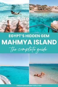 If you are planning an Egypt trip, Mahmya Island needs to be on your Egypt itinerary! It is one of the most beautiful places you’ll see on your Egypt travel itinerary, with crystal clear water and warm golden sand. Spend a couple days in Hurghada, Egypt and make sure to visit Mahmya Island and Giftun Island! #egypt #hurghada #travelguide #mahmyaisland