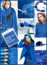 '' Nebulas Blue: Pantone Fall/ Winter 2018-2019 Color Trends '' by Reyhan S.D.