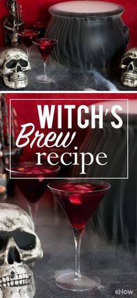 Alakazamakazoo!  Make your very own Witch's brew with this awesome recipe for Halloween this year!  While the kids enjoy the candy, the adults can indulge in some read wine brew! Get the recipe here: http://www.ehow.com/how_12342897_witchs-brew-recipe.html?utm_source=pinterest.com&utm_medium=referral&utm_content=freestyle&utm_campaign=fanpage